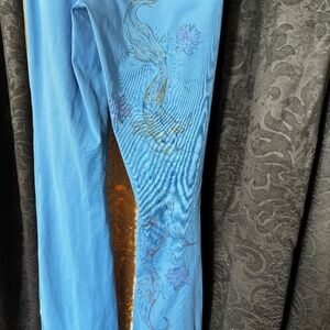 All in motion flare leggings custom painted